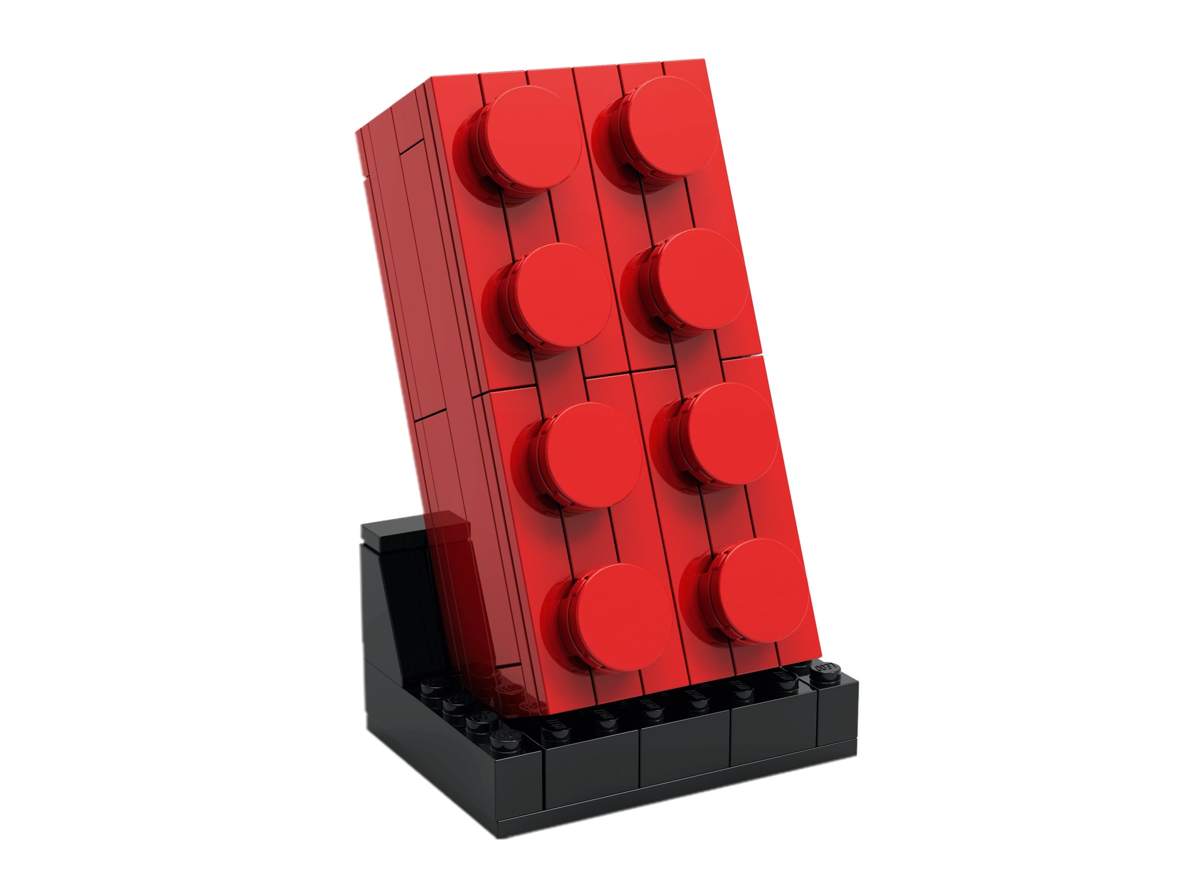 Wall Brick 1x2x2 New New 4 x lego 3245 Brick Wall Pillar Red, Bright Red